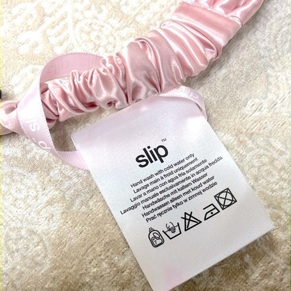 Brand New Slip Pure Silk Pale Pink Mulberry Twist Knot Headband for Hair - Picture 2 of 14